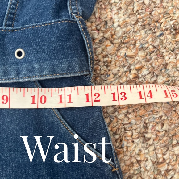 Divided Women’s Denim Stretch Belted Jumper Size XXS - Picture 7 of 7